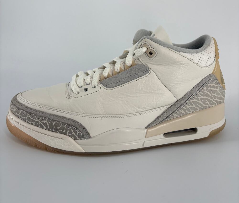 Nike Air Jordan 3 Retro SE Craft Ivory Grey Mist Men’s Size 11.5 FJ9479-100
